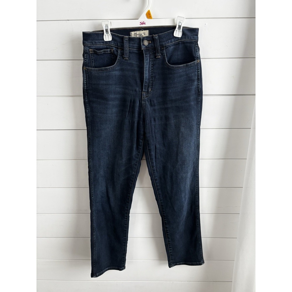 Madewell Dark Blue‎ Roadtripper Stovepipe Straight Jeans Women Size 27 0411